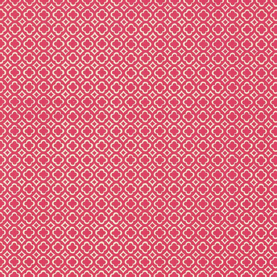 Red Petite Quatrefoil Print Italian Paper ~ Carta Varese Italy